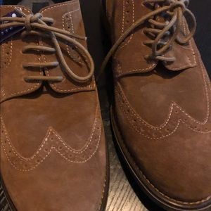 JOSEPH ABBOUD LEATHER OXFORDS